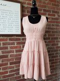 Blush Linen Dress