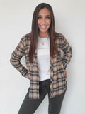 Black & Tan Plaid Flannel