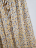 Floral Slit Midi Skirt