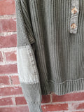 Henley Knit Sweater