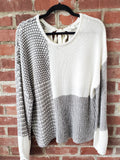 Colorblock Knit Sweater