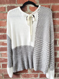 Colorblock Knit Sweater