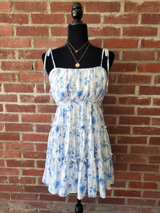 Floral Tiered Mini Dress