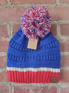 Patriots Pom Beanie