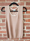 Sleeveless Sweater Top