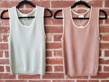 Sleeveless Sweater Top