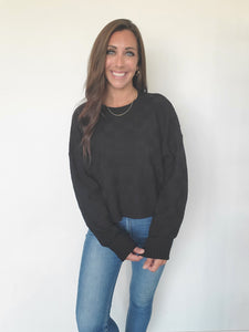 Black Square Sweater