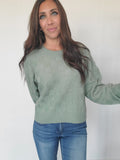 Sage Square Sweater