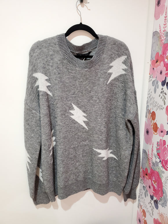 Lightning Bolt Sweater- Plus